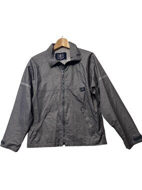 Bill Rodgers Gore-Tex Waterproof Jacket Gray Outdoor Performance - Medium